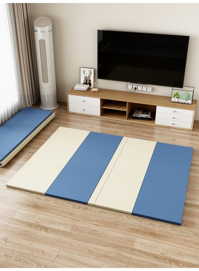 Floor Mat Children's Crawling Mat Baby Non-toxic And Odourless Thickened Anti-fall Guardrail Fence Folding Crawling Mat Household For Baby - Image 1