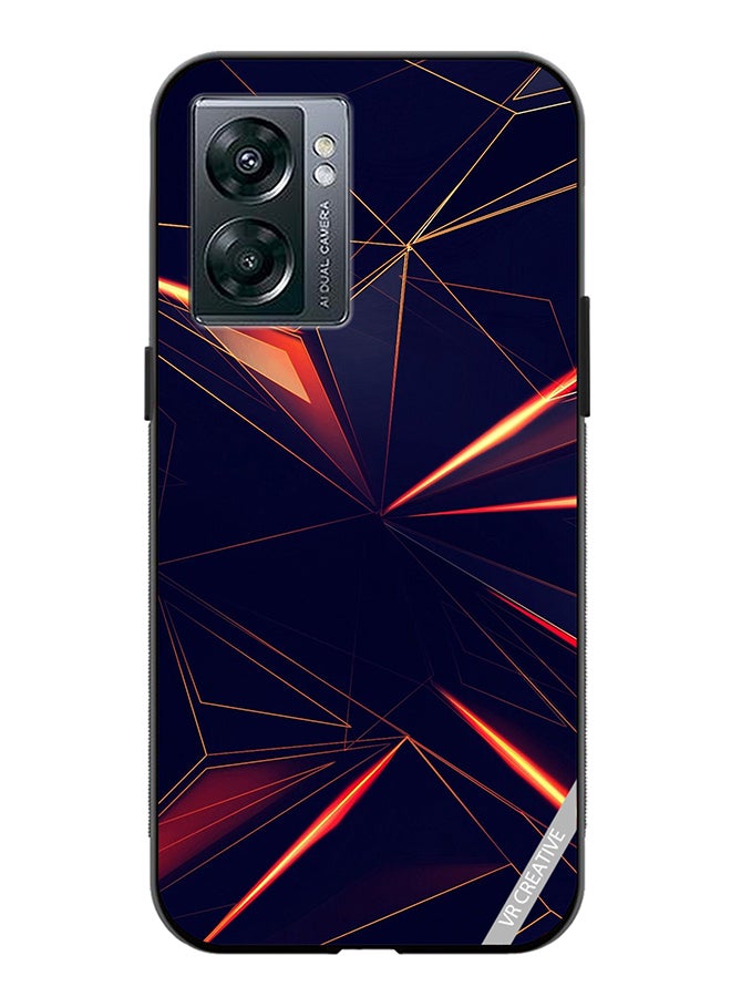VR CREATIVE Protective Case Cover For Oppo A57 5G Geometrical Design Multicolour - Image 1