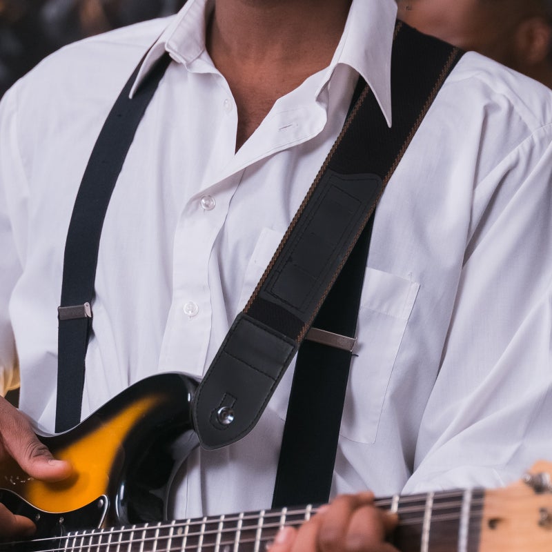 🎸 طقم حزام متين ومناسب للبشرة مثالي لعازفي ال - Image 2