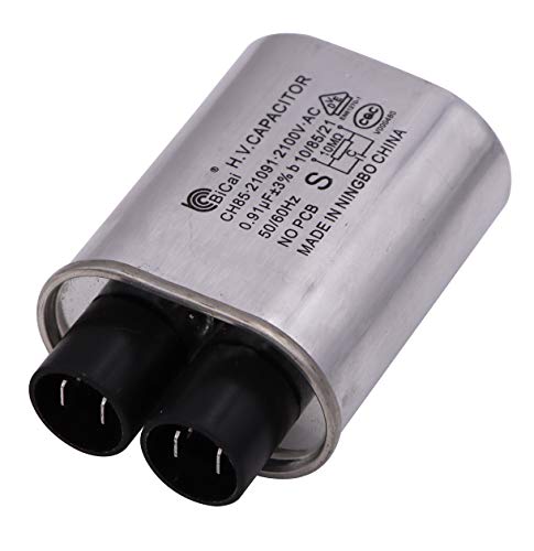 Meter Star Microwave Capacitor Replacement 2100V 0.91uf Compatible with 99% of Household Microwave Oven Brands,Connect Pin 1/4" Standard Terminal - Image 5
