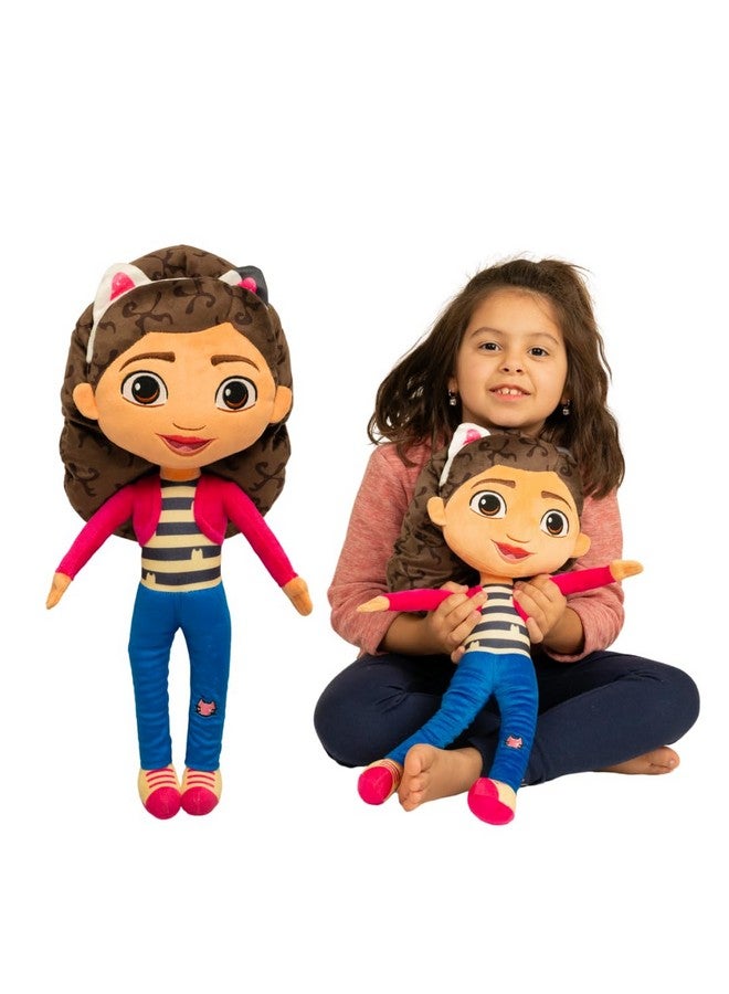 Franco Franco DreamWorks Gabby's Dollhouse Kids Bedding Super Soft Plush Decorative Throw Cuddle Pillow, (Officially Licensed Product) - Image 1