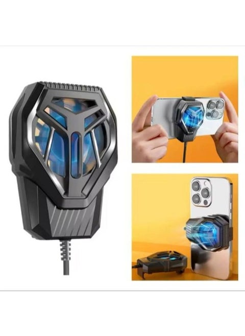 Mobile Phone Cooler | Lightweight and Fast Cooling Semiconductor Cooler, Portable Strong Magnetic Cooling Fan for Mobile Phone and iPad Compatible with All Mobile Devices Like iPhone, Galaxy, Huawei, Honor, Xiaomi