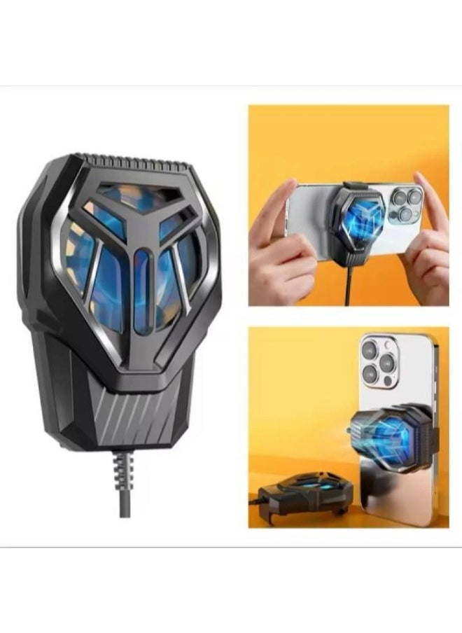 Generic Mobile Phone Cooler | Lightweight and Fast Cooling Semiconductor Cooler, Portable Strong Magnetic Cooling Fan for Mobile Phone and iPad Compatible with All Mobile Devices Like iPhone, Galaxy, Huawei, Honor, Xiaomi  - Image 1