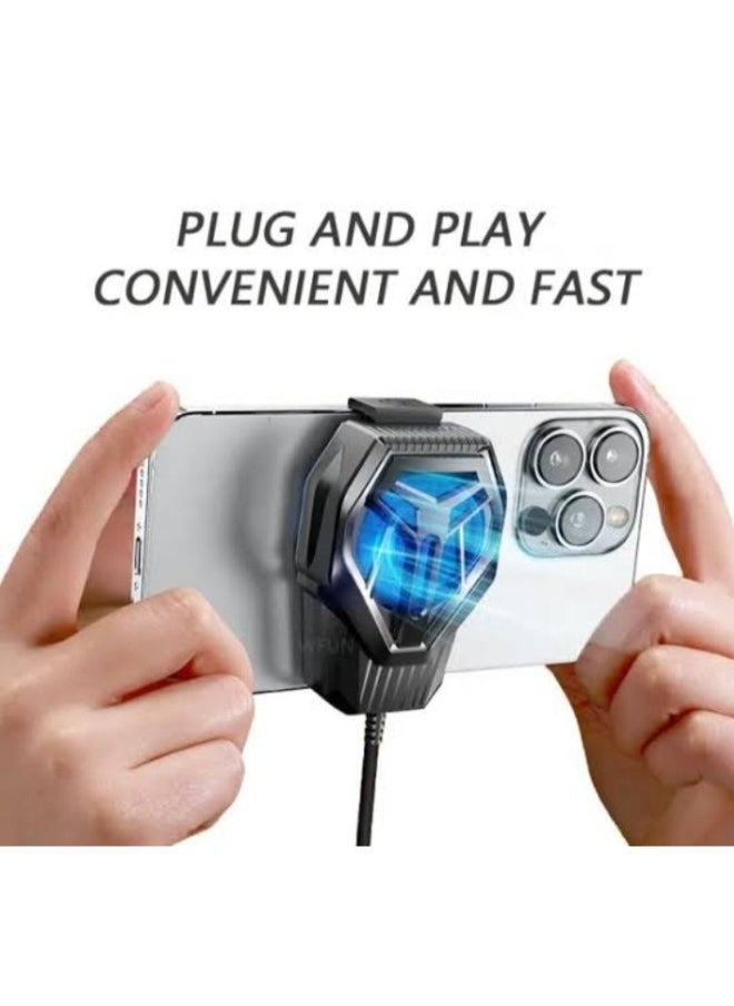 Generic Mobile Phone Cooler | Lightweight and Fast Cooling Semiconductor Cooler, Portable Strong Magnetic Cooling Fan for Mobile Phone and iPad Compatible with All Mobile Devices Like iPhone, Galaxy, Huawei, Honor, Xiaomi  - Image 2
