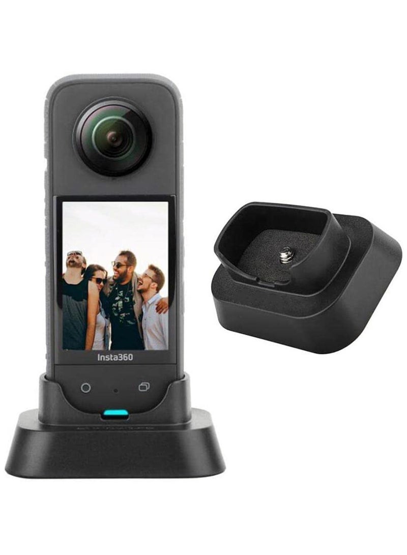 Stable Desktop Mount Holder for Insta360 One X3 Panoramic Camera - Stand Support Base Bracket Stabilizer for Enhanced Stability and Performance. - Image 1