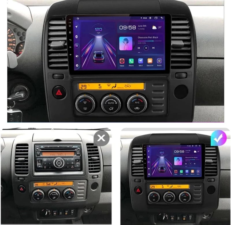 4k MRC android car stereo screen for nissan pathfinder navara model 2005-2010 applecarplay android auto reverse camera - Image 3
