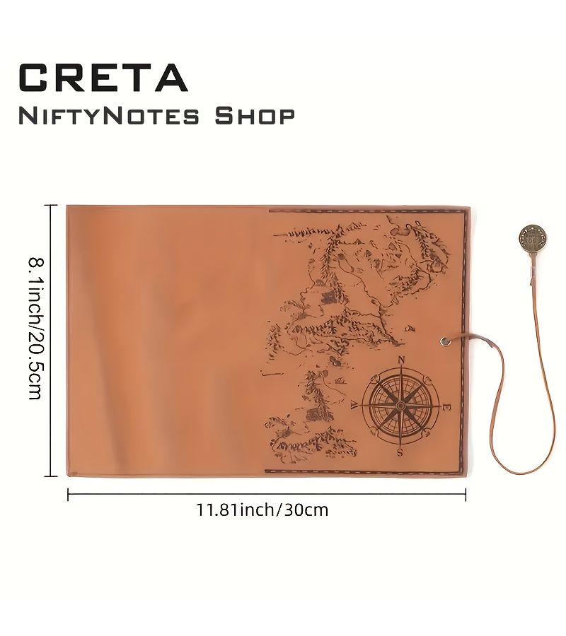 CRETAE 3pcs Frosted Dark Coffee Pen Bag Set Large Capacity Pencil Case with Treasure Map Pen Holder School Storage Organizer Suitable for School Home Office Back to School Gift for Teachers 3 in 1 - Image 2