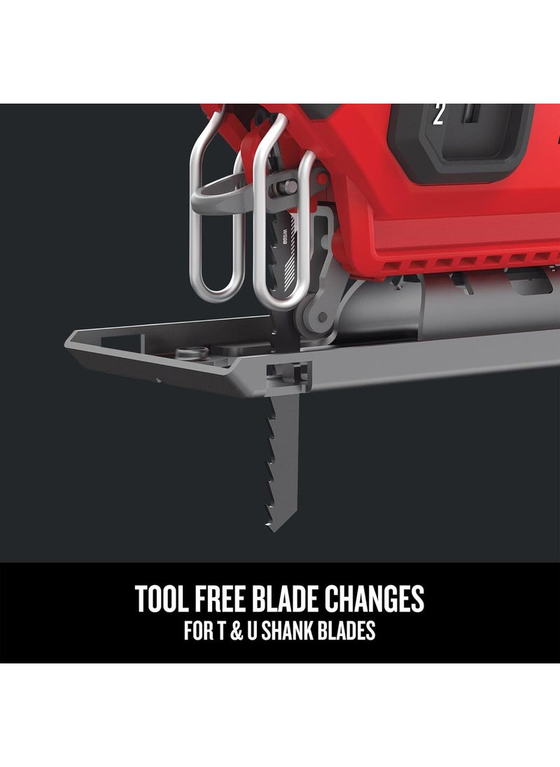 CRAFTSMAN CRAFTSMAN V20 Cordless Jig Saw 3 Orbital Settings Up to 2500 SPM Bare Tool Only CMCS600B  - Image 4