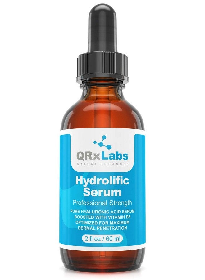 QRxLabs Hydrolific Serum - Hyaluronic Acid Serum Boosted with Vitamin B5 - Formulated for Dermal Penetration & Hydration - Skin Moisturizing Serum - Hyaluronic Acid Serum for Face - Hydrating Serum - Image 1