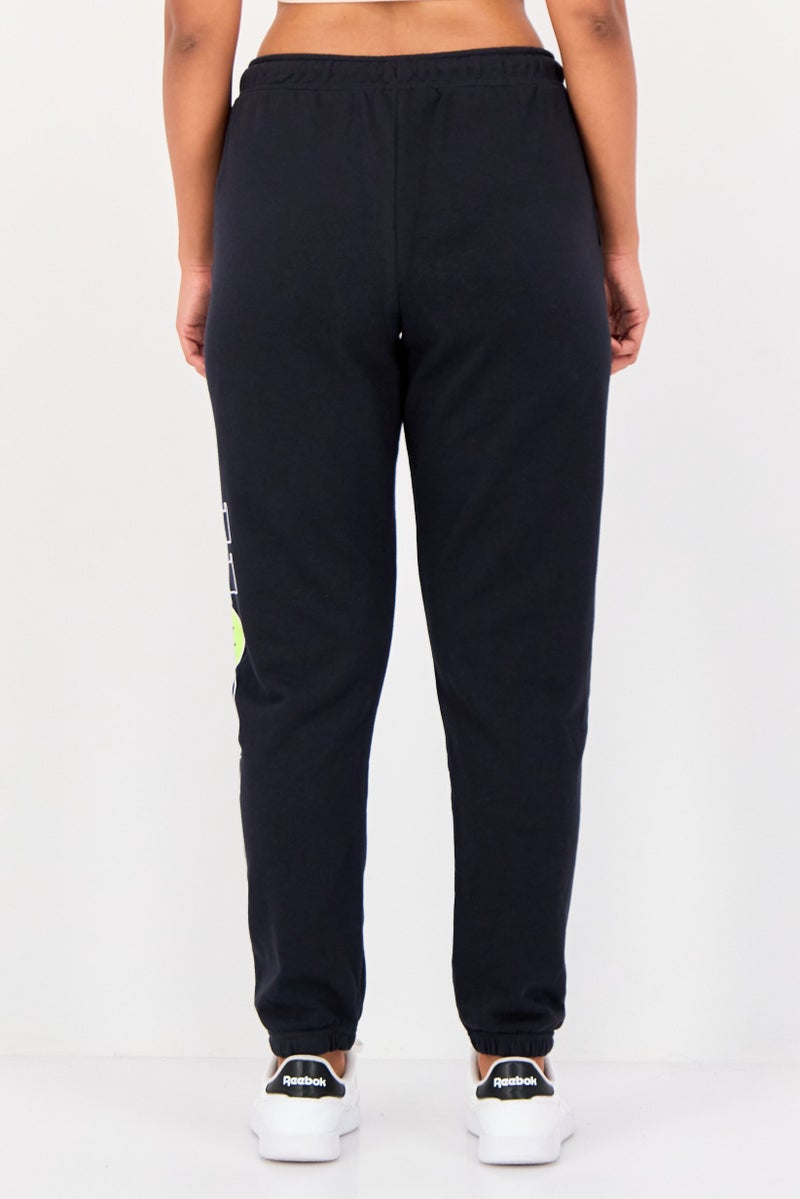 Ellesse x Smiley Women Sportswear Fit Outdoor Sweatpants, Black - Image 3
