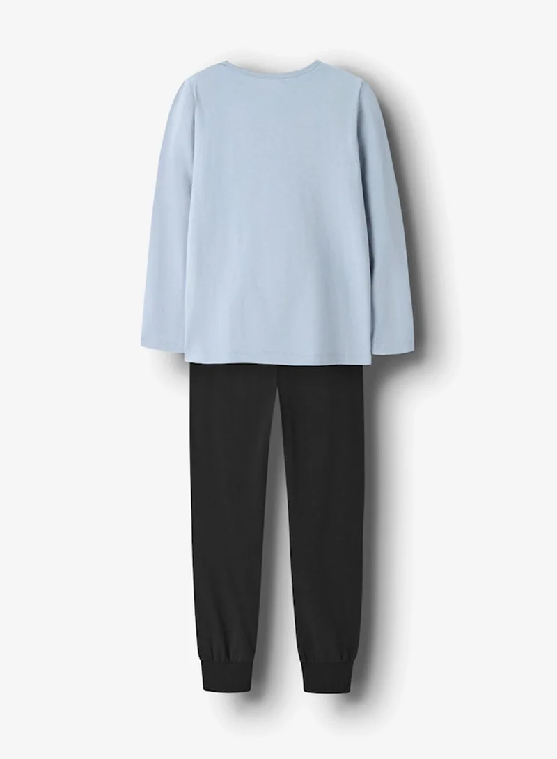 نيم ات طقم أطفال من بنطال وتوب مطبوع