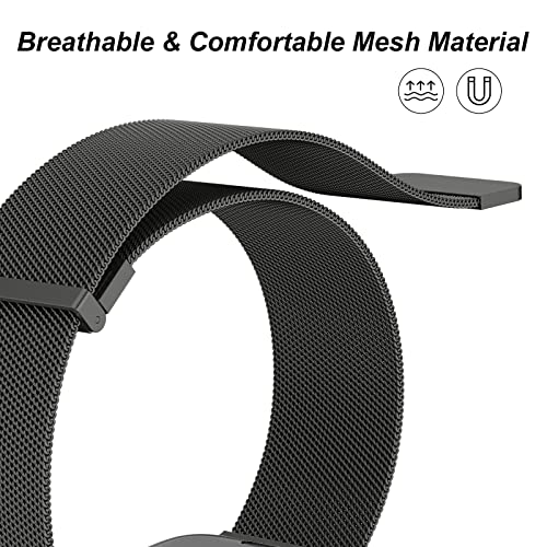 Meliya Straps Compatible with Apple Watch Band 38mm 40mm 41mm 42mm 44mm 45mm 46mm 49mm Women Men, Adjustable Mesh Loop Magnetic Milanese Strap for iWatch Series 10 9 8 7 6 5 4 3 2 1 SE - Image 5