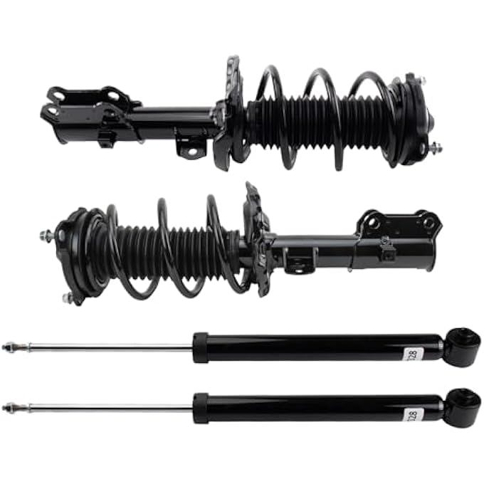 TRQ Front Complete Struts  Rear Shocks Kit Compatible With 20172019 Hyundai Elantra - Image 2