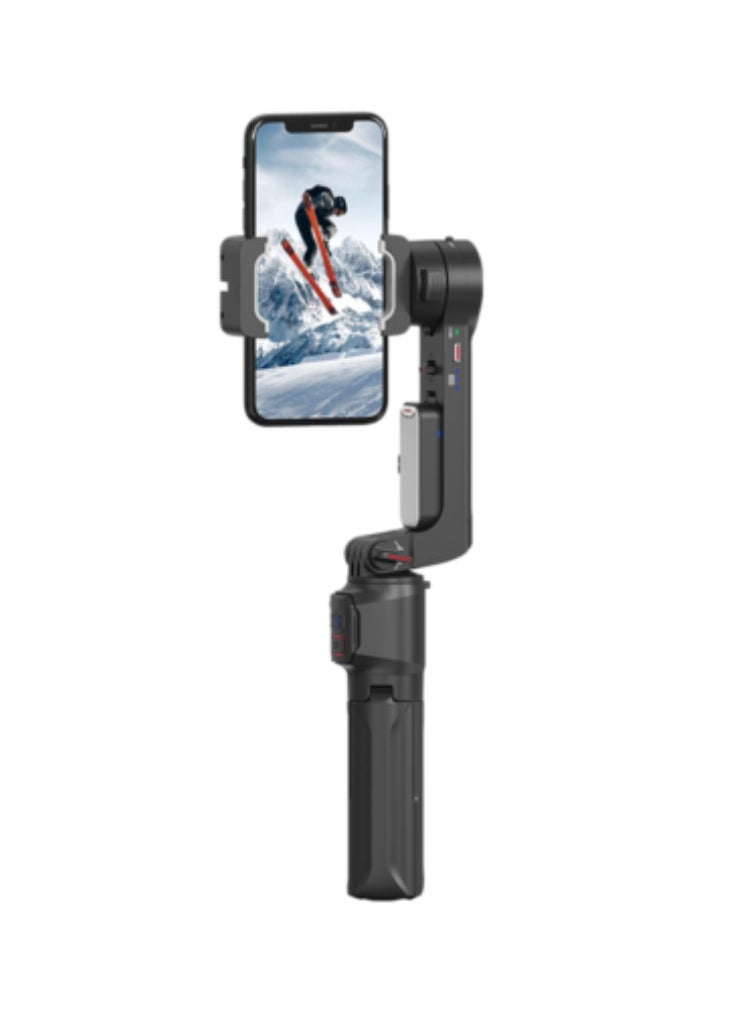 Goaltage GMB02 FlexShot Gimbal Stabilizer with Built-in Tripod, 2-Axis Stabilization, Remote Control, Wide Compatibility and Foldable Design Enhance Your Content Creation with Smooth & Professional Shots  - Image 2