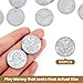 YTYOTO 100 Pcs Fake Coins for Kids Learning 100 Quarters Plastic Play Coins for Teaching for Kids Pretend Play Store Or Cash Register - Image 4