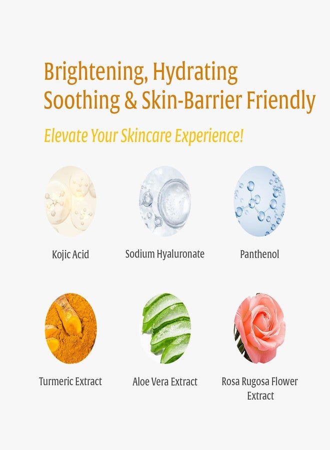 Dermendure Turmeric Kojic Acid Exfoliating Gel – Brightening Peeling Gel, Deep Pore Cleanser Minimizer Exfoliator, Face Scrub Dead Skin Cells Remover, Blackhead Remover, Korean Skin Care, 142g/5oz - Image 4