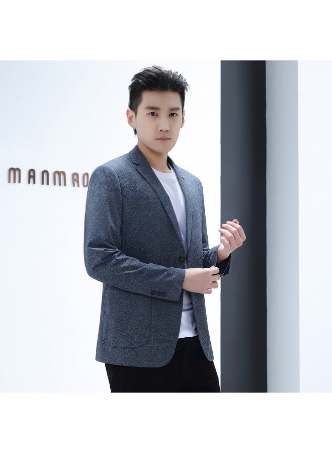 Fomoce new Spring/autumn Collection Men's Business Casual Suit - Thick, Warm, Windproof & Comfortable For Workplace - Image 5
