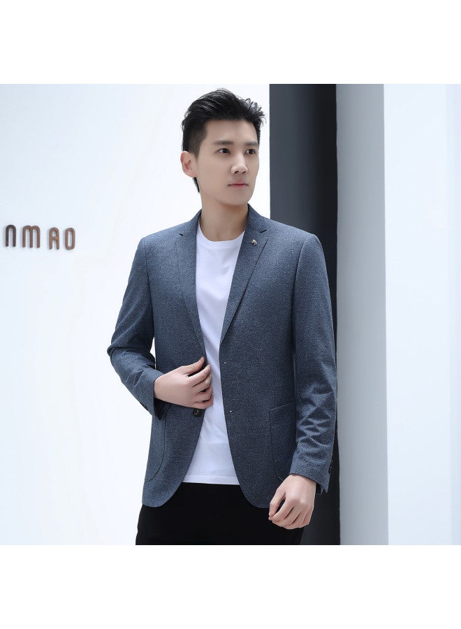 Fomoce new Spring/autumn Collection Men's Business Casual Suit - Thick, Warm, Windproof & Comfortable For Workplace - Image 4