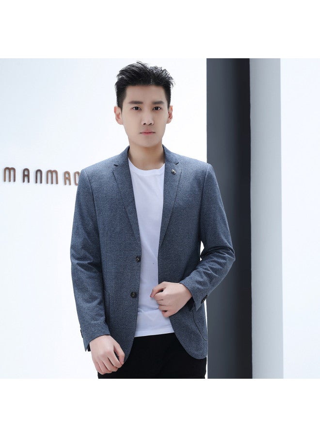 Fomoce new Spring/autumn Collection Men's Business Casual Suit - Thick, Warm, Windproof & Comfortable For Workplace - Image 2