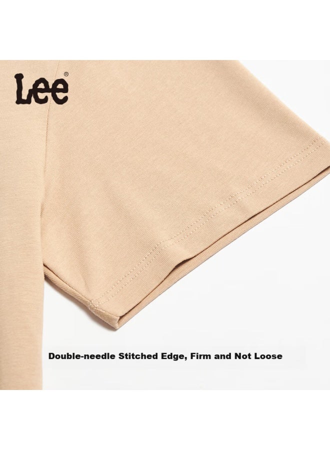 Lee Simple Wearable Loungewear Pajamas For Men And Women, Couples And Family Matching Short-sleeve Shorts Set, Casual Plus Size - Image 4