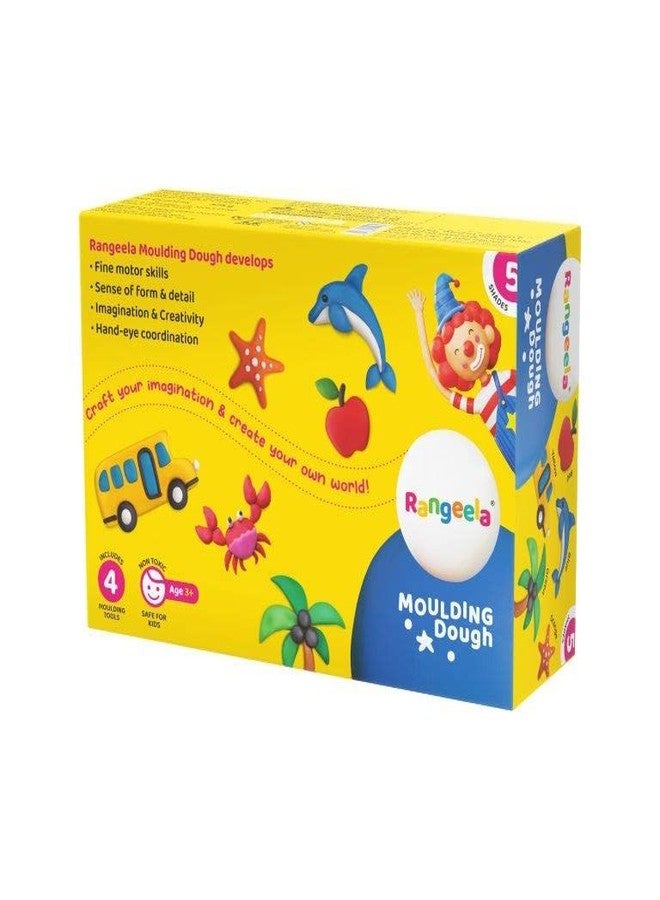 Pidilite Rangeela Moulding Dough, 6 Primary Shades and 2 Fluorescent Shades with 4 Moulding Tools | Ideal for Pre-School & Primary Students | Great for Gifting | 375g - Image 5