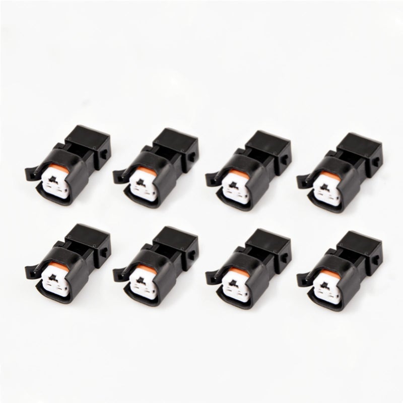 YQYHCN YQYH 8Pack EV1 to EV6 Fuel Injector Adapter Connector Kit 4310008 Replacement for LS1 EV1 to EV6 EV14 USCAR LS2 LS3 LSX LT1 - Image 3