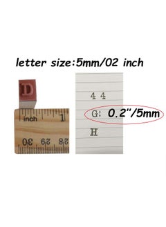 Pack Of 36 Pcs Small Wooden Rubber Stamps 0.2 Inch Of Letter And Number For Diy Craft Card And Photo Album (B) - pzsku/ZA0F14C94188BE14AEFA0Z/45/_/1720618308/5fdd1d08-babb-4a1f-99dc-61aed5536bd1