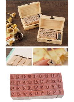 Pack Of 36 Pcs Small Wooden Rubber Stamps 0.2 Inch Of Letter And Number For Diy Craft Card And Photo Album (B) - pzsku/ZA0F14C94188BE14AEFA0Z/45/_/1720618309/84f6a720-37b3-4ecb-95c0-ebb6d5698a08