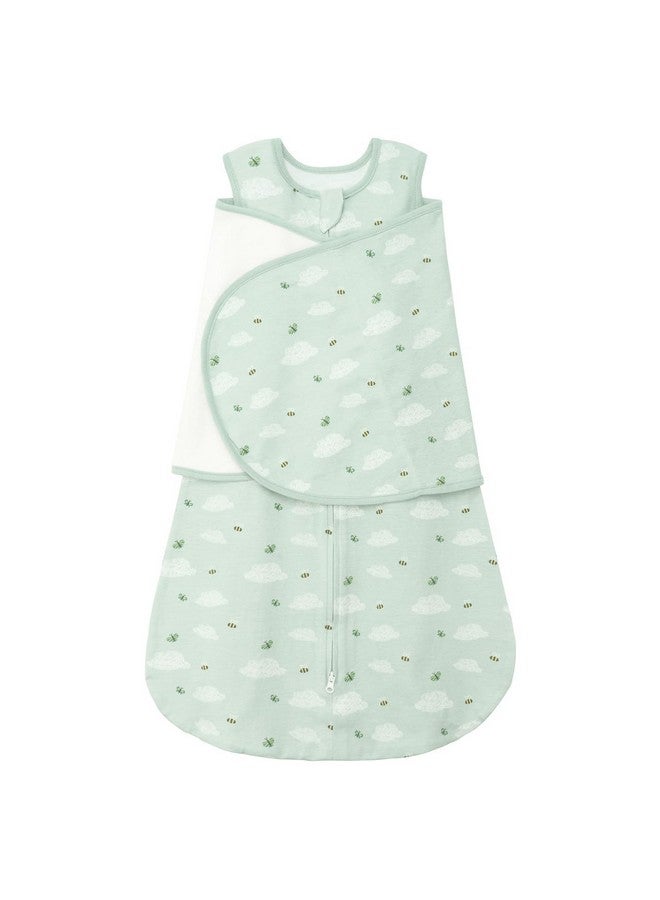 LILBESTIE Baby Swaddle Sleep Sack 1.0 Tog 3-in-1 Baby Wearable Blanket 100% Cotton Swaddle Blanket Wrap for Newborns 6-12 Months - Image 1