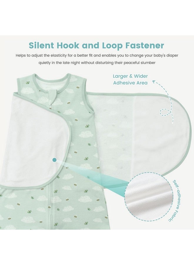 LILBESTIE Baby Swaddle Sleep Sack 1.0 Tog 3-in-1 Baby Wearable Blanket 100% Cotton Swaddle Blanket Wrap for Newborns 6-12 Months - Image 3