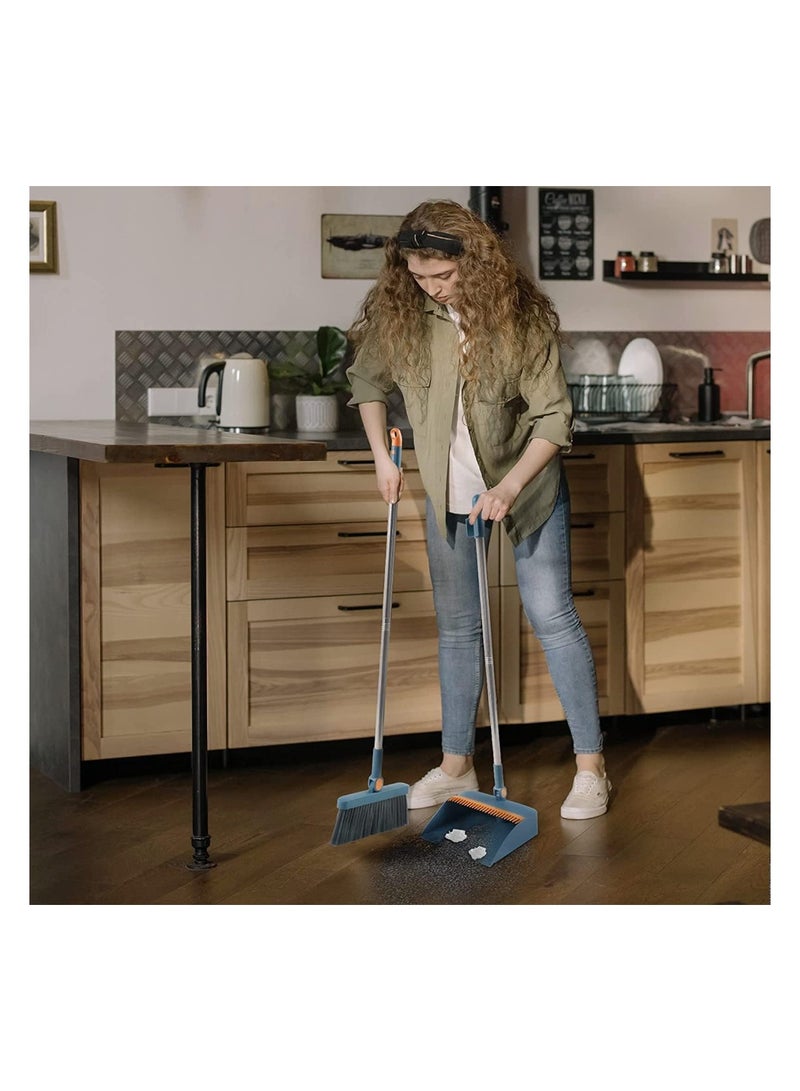 Dreamons Link Broom and Dustpan Set -  Stand Up Broom Cleaning Brush & Thickened and Enlarged Dust Pan Combo Set For Cleaning - Dustpan Set Indoor-Outdoor Broom-For Household Use - Image 5