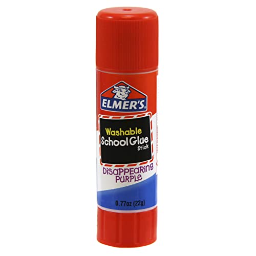 Elmer's Disappearing Purple School Glue Stick, 0.77 oz, Single Stick (E523) - Image 2