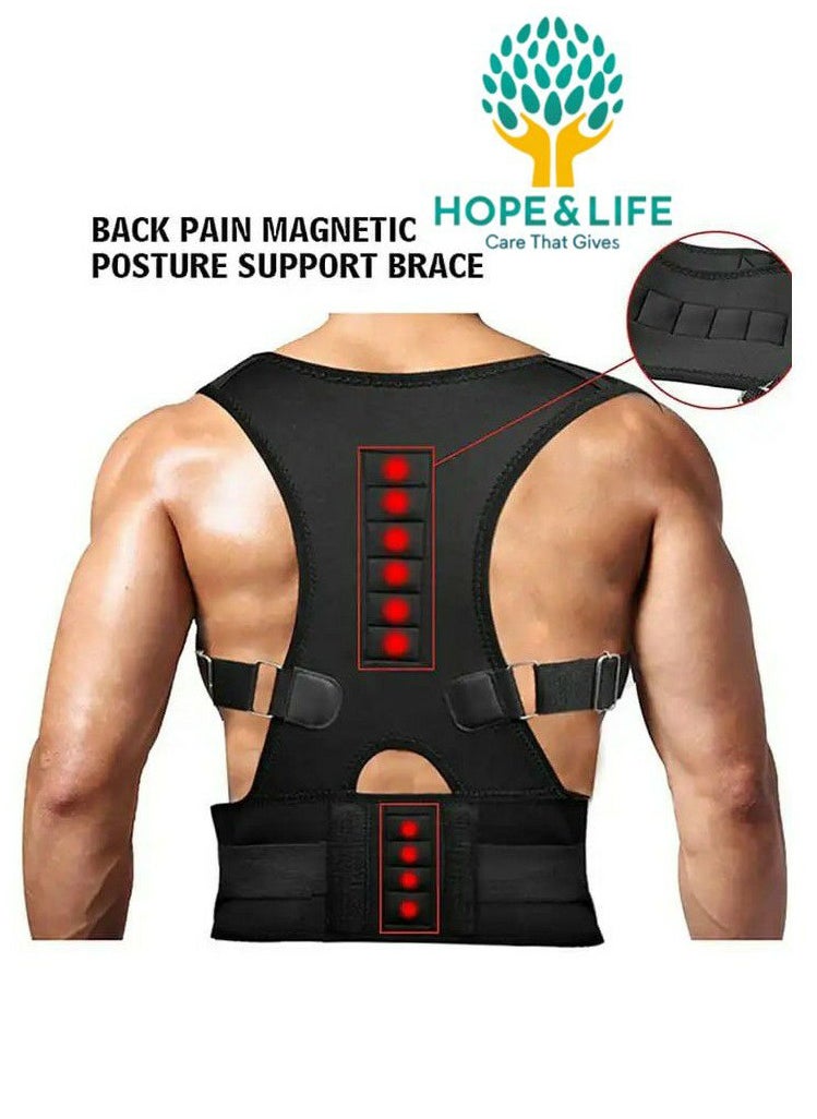Hope And Life The Back Belt For Posture Correction And Shoulder Straightening Is Made Of Strong, Breathable Material That Is Comfortable To Wear - Size XXL  - Image 1