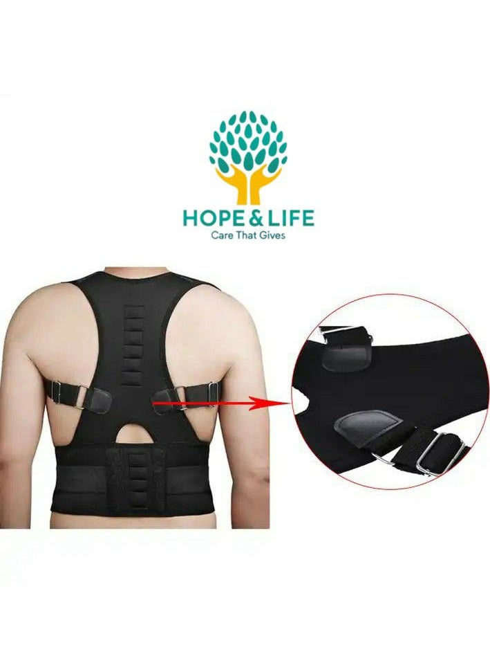 Hope And Life The Back Belt For Posture Correction And Shoulder Straightening Is Made Of Strong, Breathable Material That Is Comfortable To Wear - Size XXL  - Image 3