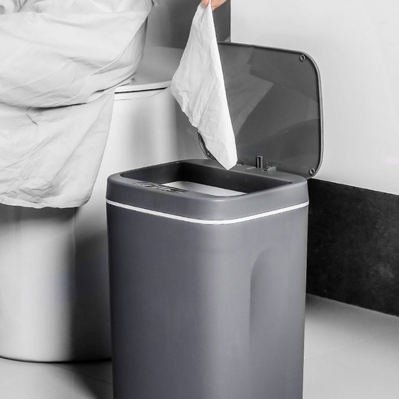 Automatic Induction Trash Can Kitchen Garbage Bin Large Capacity Trash Can Toilet Garbage Can - Image 5