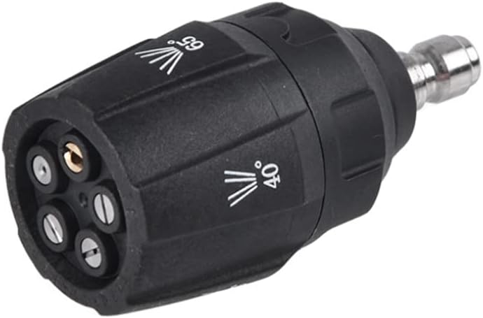 Tucool Racing 5 in 1 High Pressure Spray Nozzle with 1/4 Quick Connect (5 Settings: 0, 15, 25, 40, 65) - Image 1