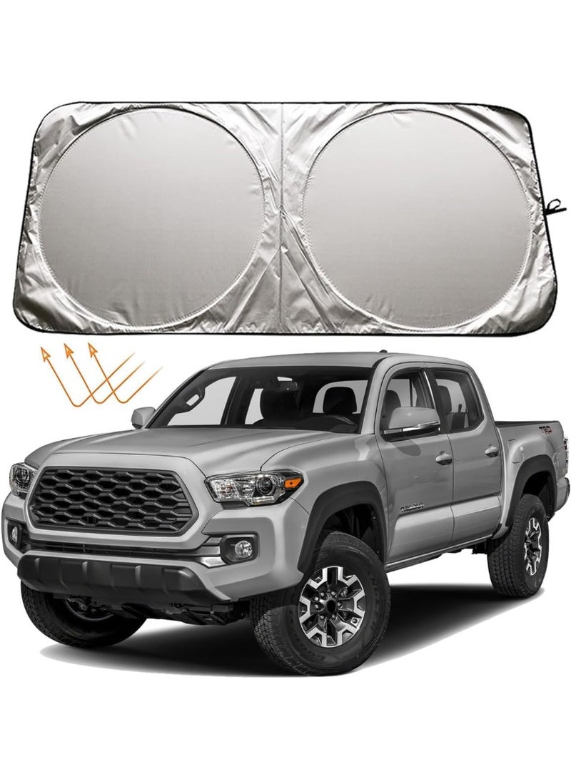 Windshield Sun Shade for Toyota Tacoma 2005-2024 Camry 2018-2024 2025 Avalon SR5 Trail Limited Platinum TRD Pro Off Road LE XLE SE XSE TRD Hybrid Accessories, Car Window Sunshade Sun Shield - Image 1