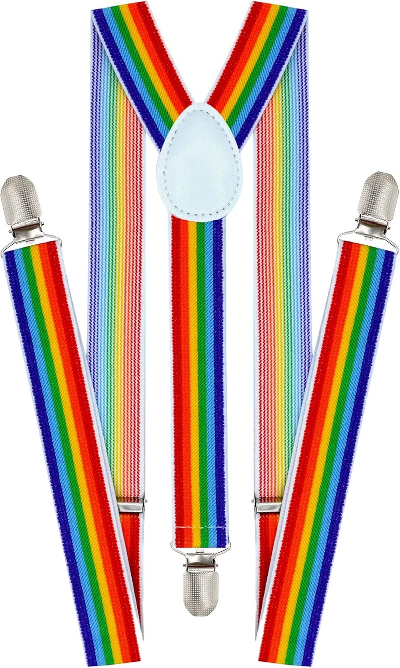 DIBI Suspenders for Men - Adjustable Y Back Mens Suspenders with 3 Heavy Duty Strong Clips - Image 1