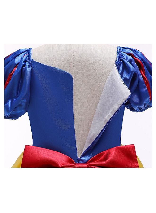 fashionhome Disney Classic Princess Dress up Cosplay Costume for Girls Kids Costumes Children Party Birthday Fancy Gown Toddler Baby Girl Summer Clothes Dresses - Image 4