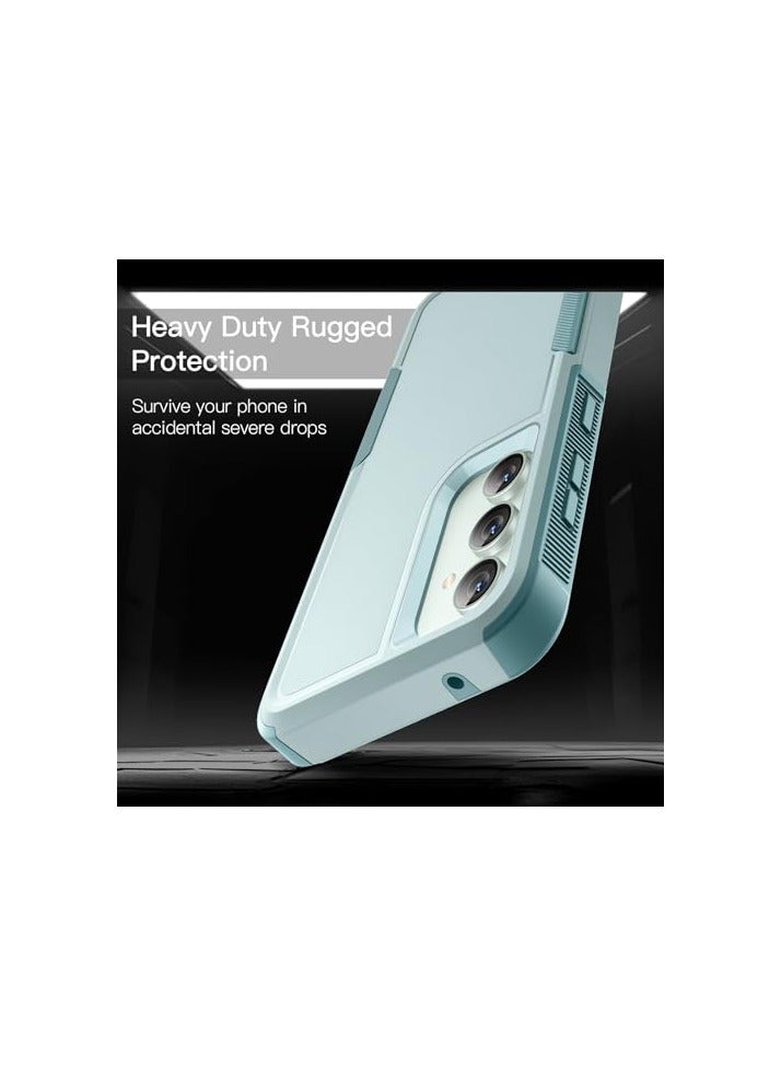 JETech Case for Samsung Galaxy S23 FE 6.4-Inch, Heavy Duty Dual-Layer Protection, Rugged Tough Shockproof Phone Cover with Matte Design (Mint Green) - Image 4