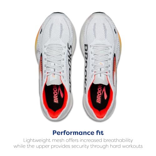 Brooks Men’s Hyperion Max 2 Neutral Running Shoe - Illusion/Coral/Black - 12 Medium - Image 4