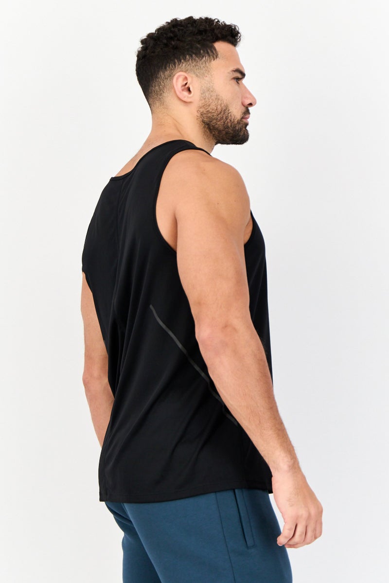 Reebok Men Sportswear Fit Sleeveless Outdoor Vest, Black  - Image 2