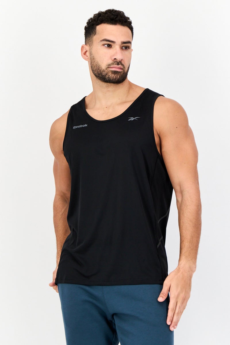 Reebok Men Sportswear Fit Sleeveless Outdoor Vest, Black  - Image 1