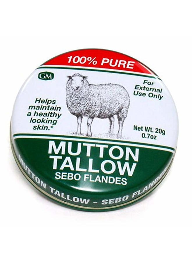 Germa Mutton Tallow Cream - 100% Pure Sebo Flandes Moisturizer for Hands & Sunburn Relief, Adult Skin Care, 0.7oz  - Image 1