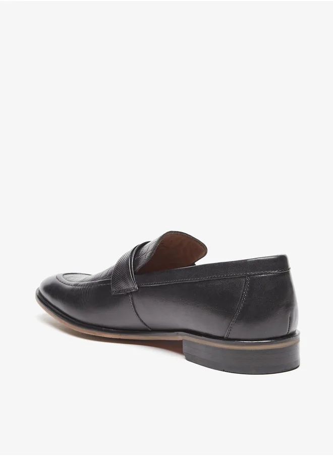 دوتشيني Duchini Men's Perforated Slip-On Loafers