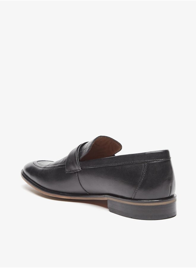 DUCHINI Duchini Men's Perforated Slip-On Loafers  - Image 2