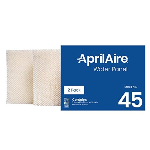 AprilAire 45 Water Panel Humidifier Filter Replacement for AprilAire Whole-House Humidifier Models 400, 400A, 400M (Pack of 2) - Image 1