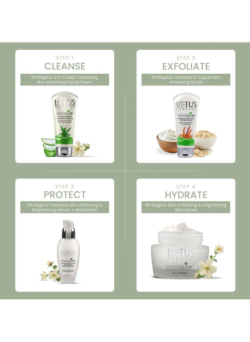 لوتس هيربل مقشر وايت جلو لتفتيح البشرة بالشوفان والزبادي 100 جرام - Image 4