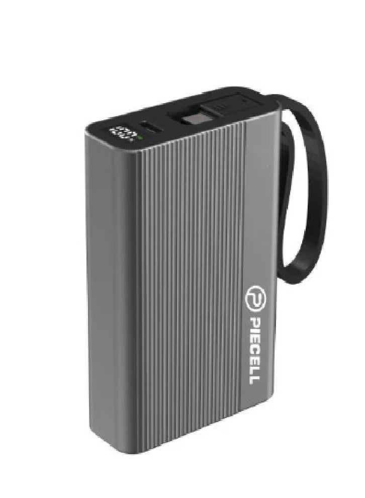 بايسيل باور بانك روك بسعة 10000 ملي أمبير 22,5 واط بشاشة ديجيتال من ماركة بايسل، مثالي لمرافقتك في جميع رحلاتك حيث يتميز بتصميمه العصري وحجمه المناسب للتنقل - Image 1