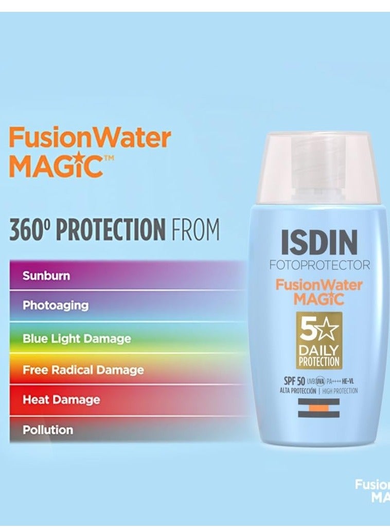 ISDIN Fotoprotector Fusion Water Magic SPF50 - 50 ml - Image 2